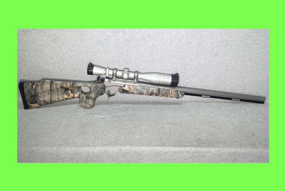 THOMPSON Center ENCORE .50 Cal Muzzleloader TC SS CAMO ENDEAVOR LEUPOLD VX2-img-0