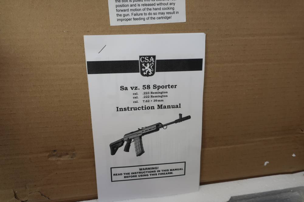 Czech Czechpoint CSA SA Vz. 58 7.62x39 Pistol LNIB -img-12