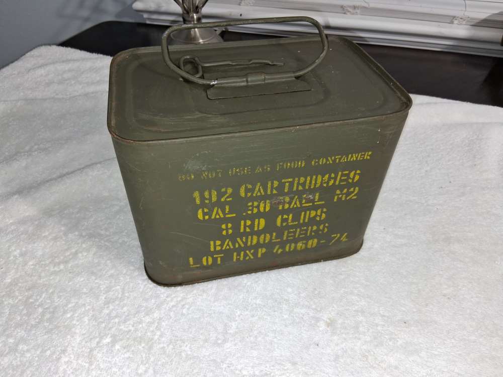Greek HXP .30-06 M2 Ball 192 Rd Can M1 Garand Ammo in En-bloc clips-img-0