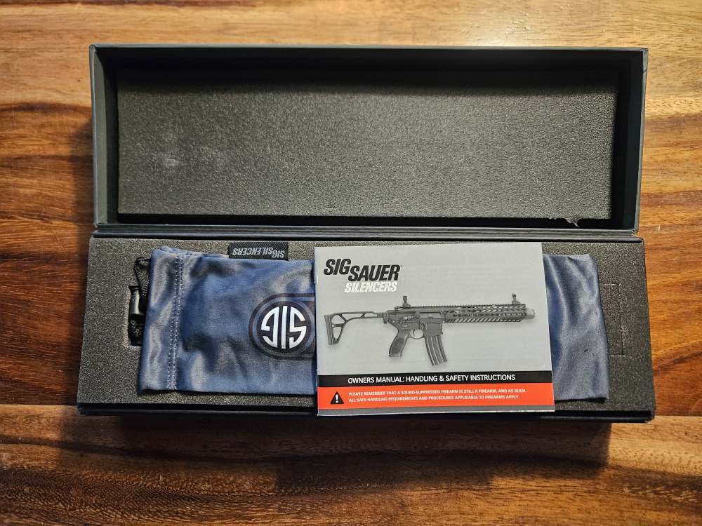 BRAND NEW OLD STOCK SIG SRD338TI-QD Grade 5 titanium, .338 rated suppressor-img-3