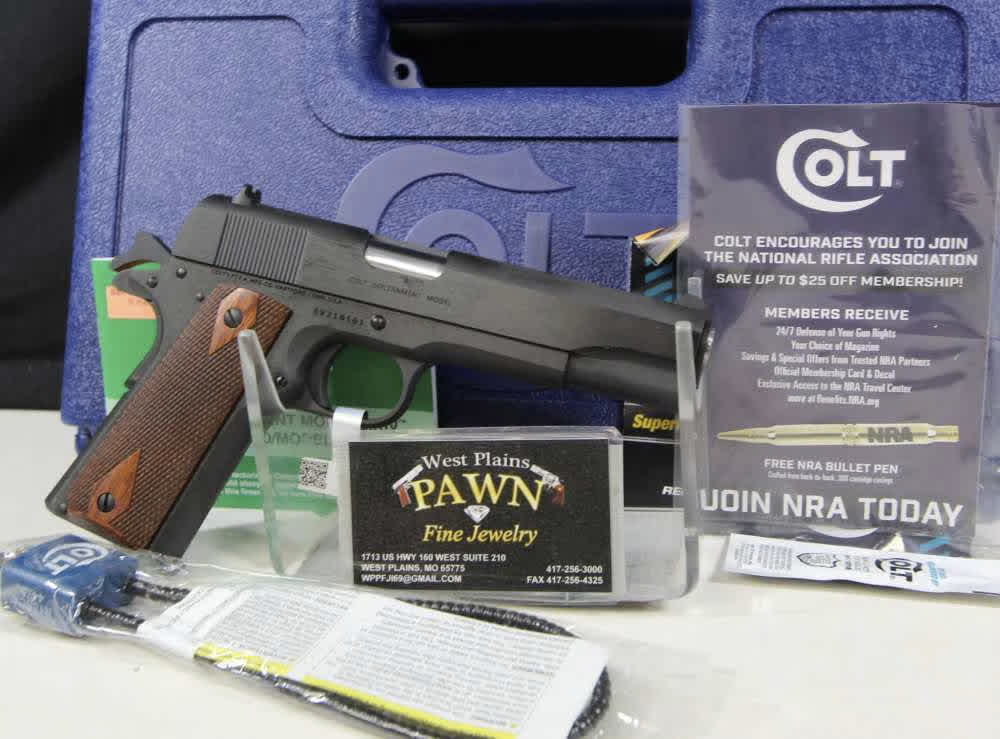 NIB COLT 1911 MODEL 0 70 SERIES GOVT SEMI AUTO, 45 ACP, 7+1,  5", 01911C-img-0