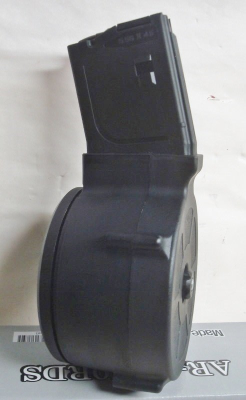 AR15 RWB 5.56 BLACK 50 round AR Drum Magazine-img-5