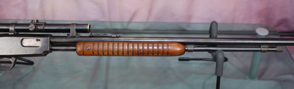 1948 Winchester Model 61 takedown rifle, Weaver B4 scope, Stith Mount-img-5