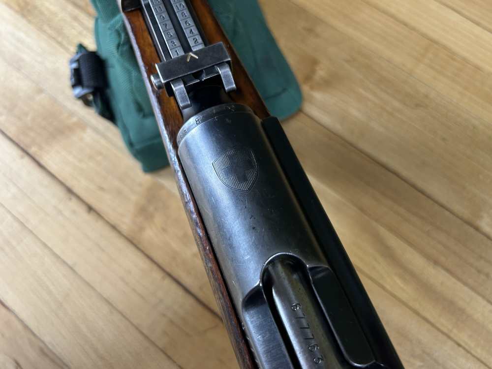 Swiss K31 Straight Pull Bolt Action Rifle 7.5x55 SWISS Waffenfabrik Bern -img-18