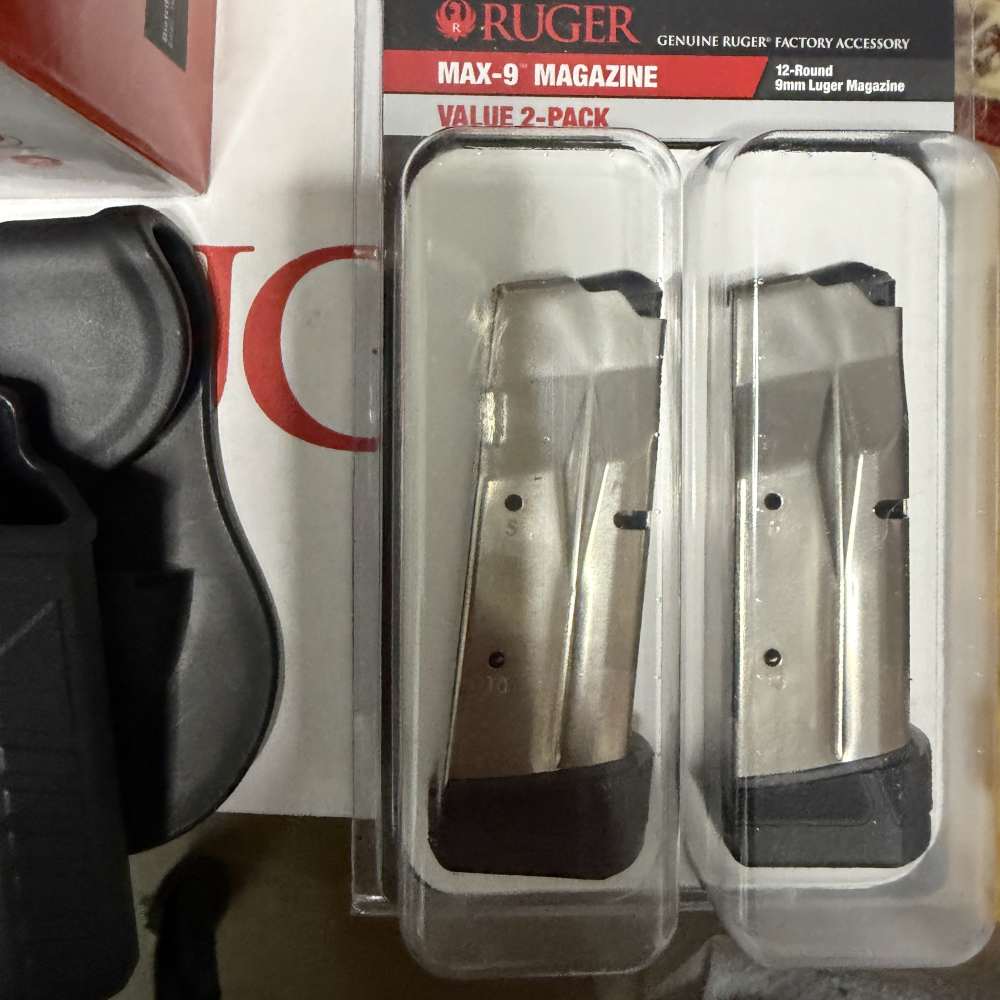 Ruger MAX 9 Hogue Grip Pistol and Carry Package *NEW*-img-12