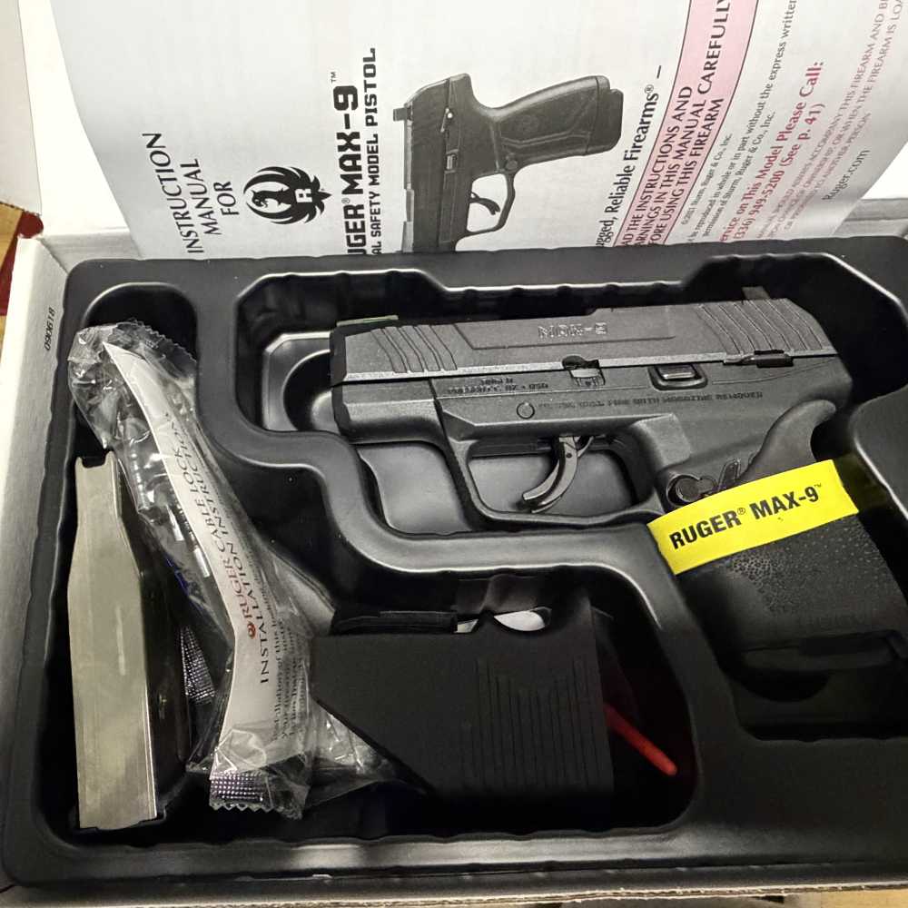 Ruger MAX 9 Hogue Grip Pistol and Carry Package *NEW*-img-2