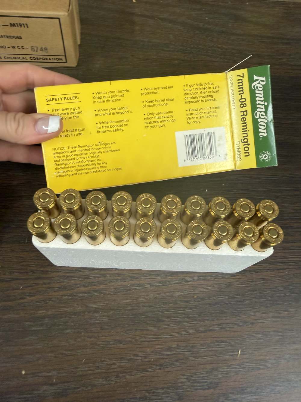 New Remington Bx 7mm-08 ammo ( 20 rounds )-img-2