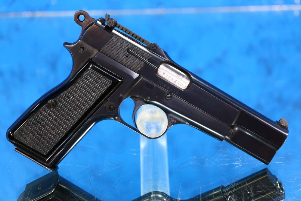 RARE DESIRABLE FN Browning Hi Power 9mm Slotted & Tangent | Numbers Match-img-53