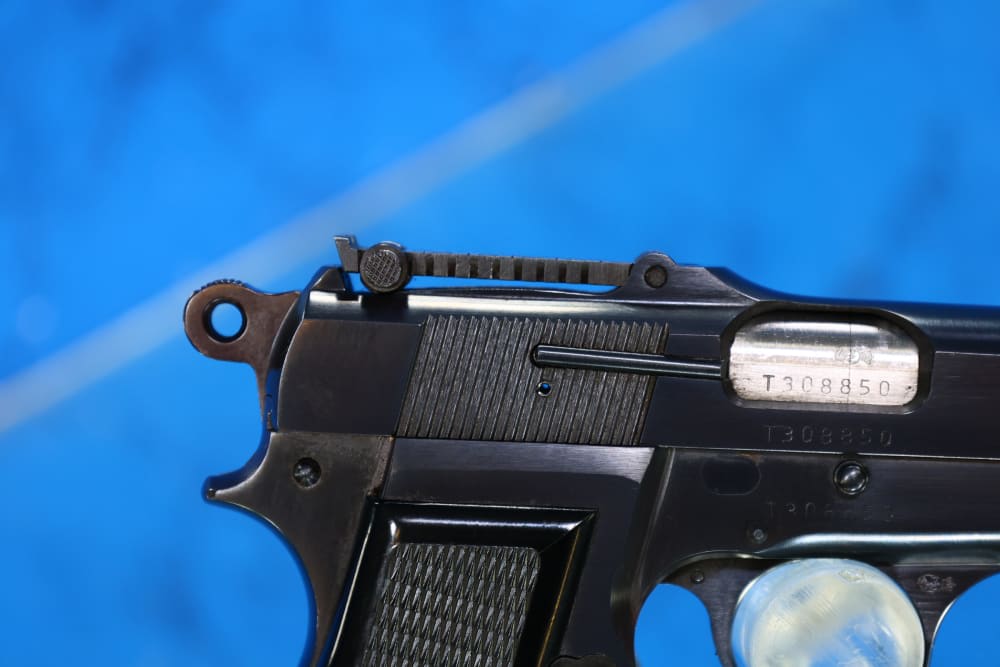 RARE DESIRABLE FN Browning Hi Power 9mm Slotted & Tangent | Numbers Match-img-60