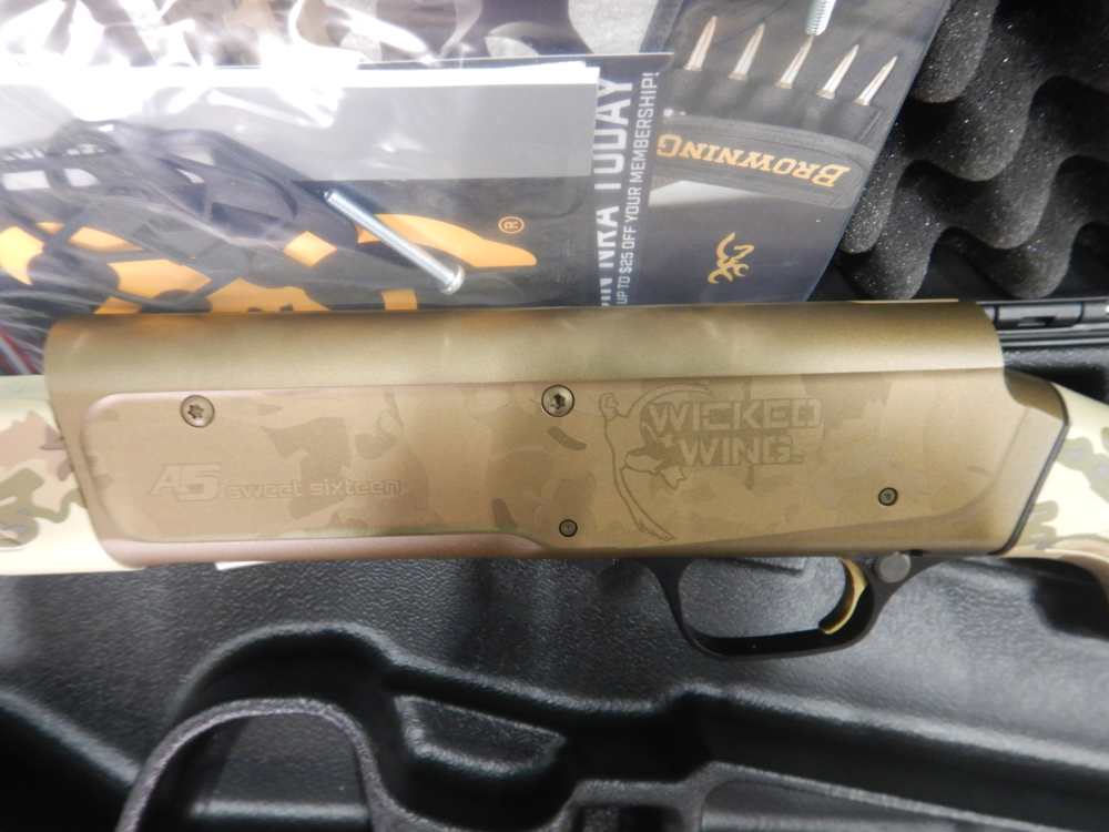 Browning A5 Wicked Wing Sweet 16 Auric Camo 16 GA 26" Shotgun NEW-img-4