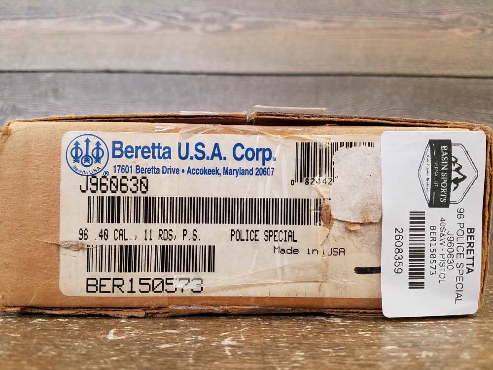 Beretta 96 Police Special 40 S&W  4.9" Barrel - J960630-img-4