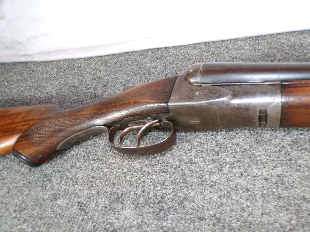 Vintage A.H. Fox Sterlingworth Phila PA 12 GA 30" Full SxS Solid Rib Nice!-img-19