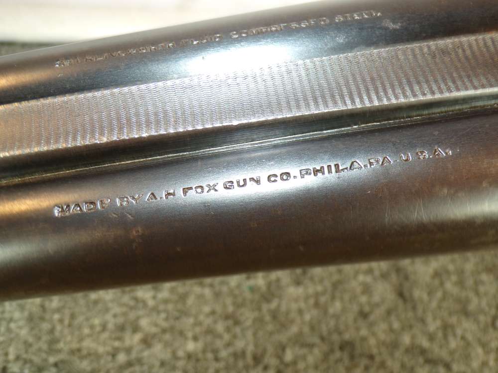 Vintage A.H. Fox Sterlingworth Phila PA 12 GA 30" Full SxS Solid Rib Nice!-img-5