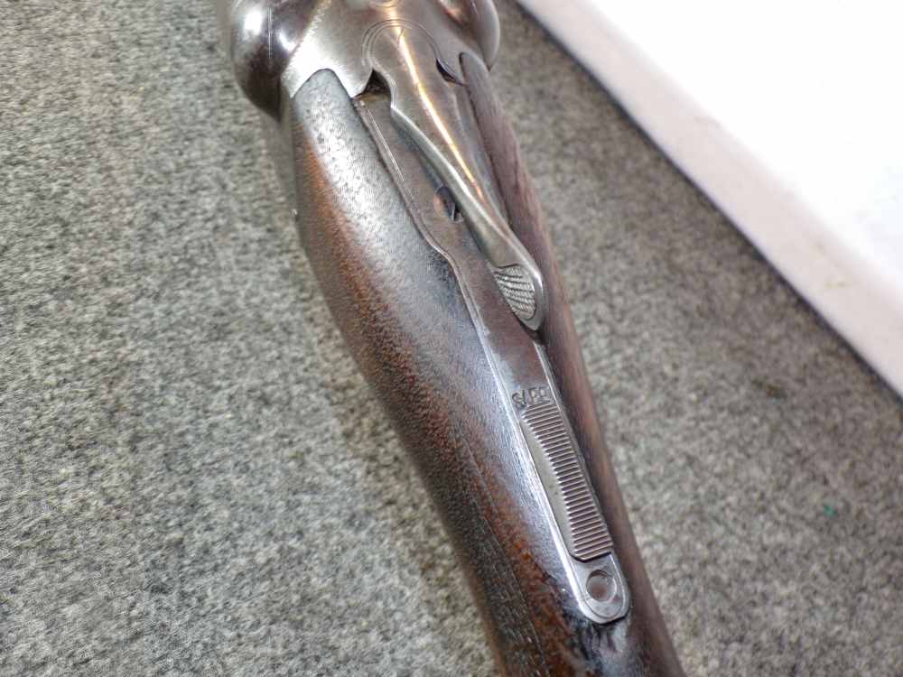 Vintage A.H. Fox Sterlingworth Phila PA 12 GA 30" Full SxS Solid Rib Nice!-img-10