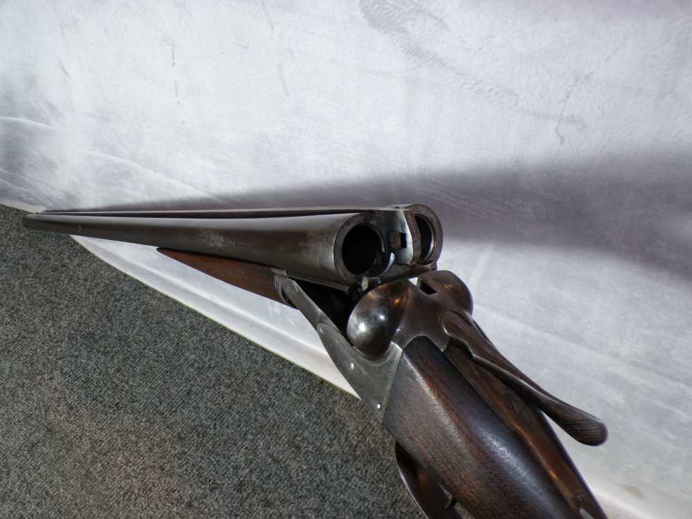 Vintage A.H. Fox Sterlingworth Phila PA 12 GA 30" Full SxS Solid Rib Nice!-img-11