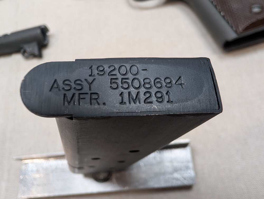 WWII Colt 1944 M1911A1 .45 ACP Remington Rand Slide C&R-img-33