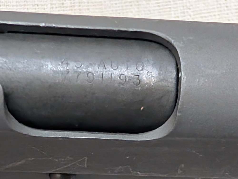 WWII Colt 1944 M1911A1 .45 ACP Remington Rand Slide C&R-img-23