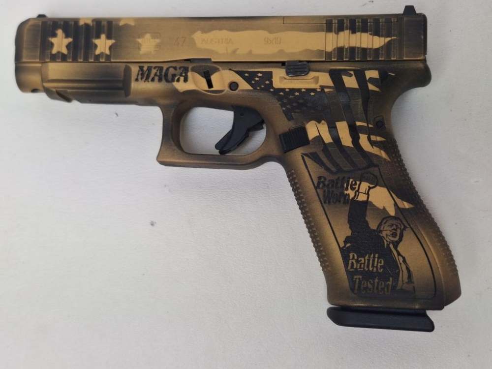 Glock 47 9x19 Trump 2025 Edition Gold and Black-img-5
