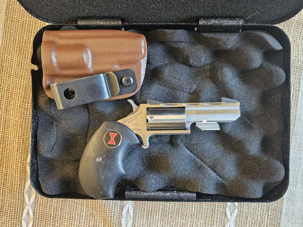 NAA Black Widow w/ custom kydex holster-img-2
