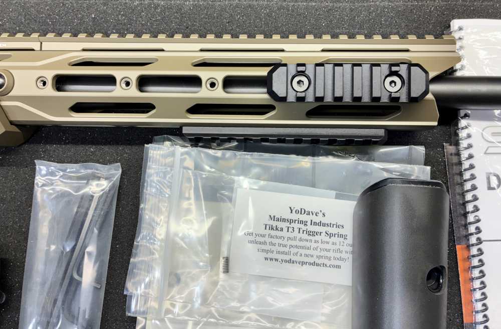 Tikka T3X CTR Cadex Lite Strike Chassis FDE (tan) 6.5 Creedmoor 24" - NEW-img-4