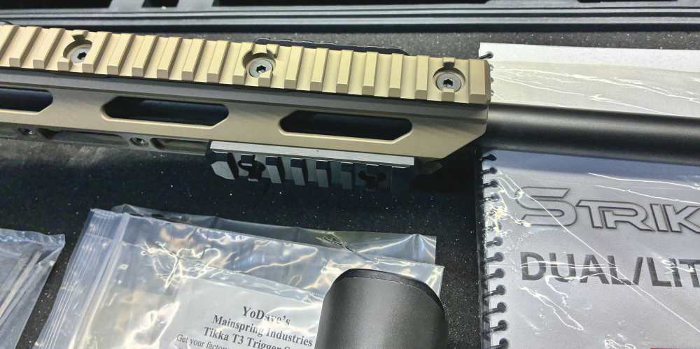 Tikka T3X CTR Cadex Lite Strike Chassis FDE (tan) 6.5 Creedmoor 24" - NEW-img-9