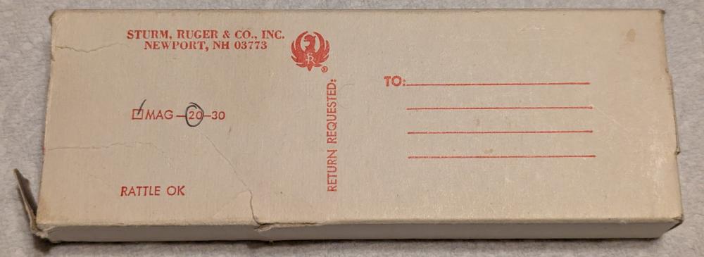 Ruger Mini 14 Factory 20rd magazines new in the box-img-0