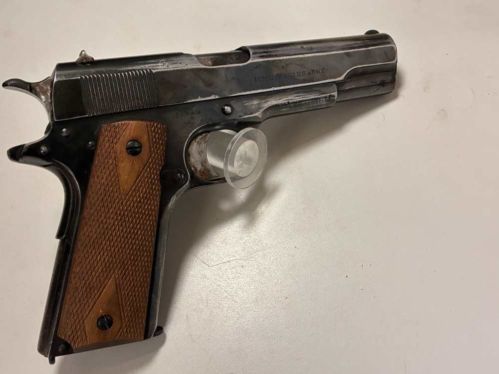 1918 Colt 1911 .45acp Semi-Auto Pistol-img-1