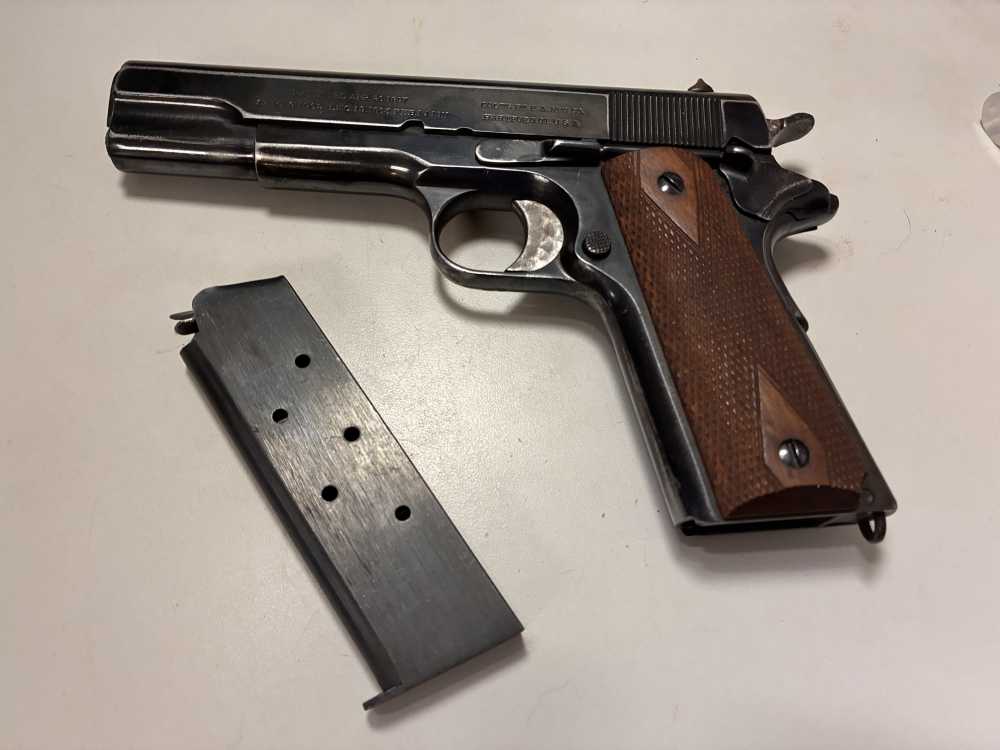 1918 Colt 1911 .45acp Semi-Auto Pistol-img-3