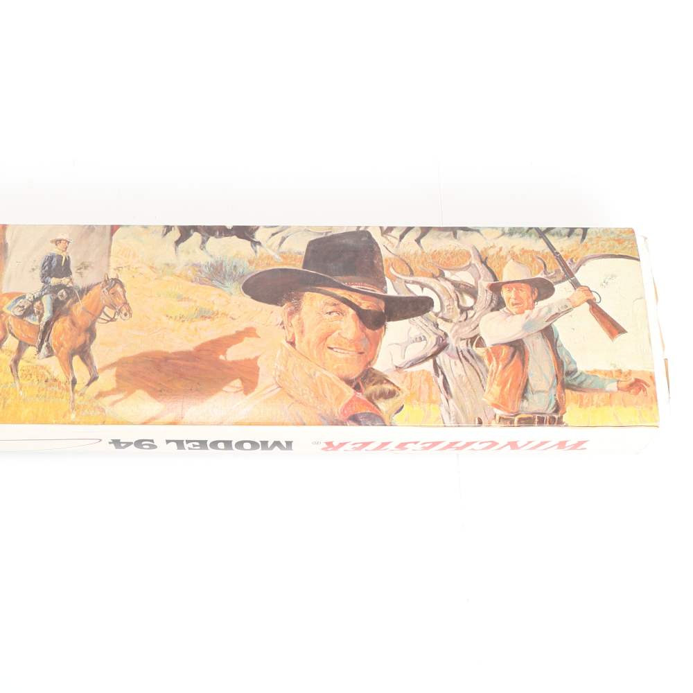 Winchester 94 John Wayne, 32-40 Win 18.5” Silver/Blued/Wood W/ Box & Ammo!-img-48