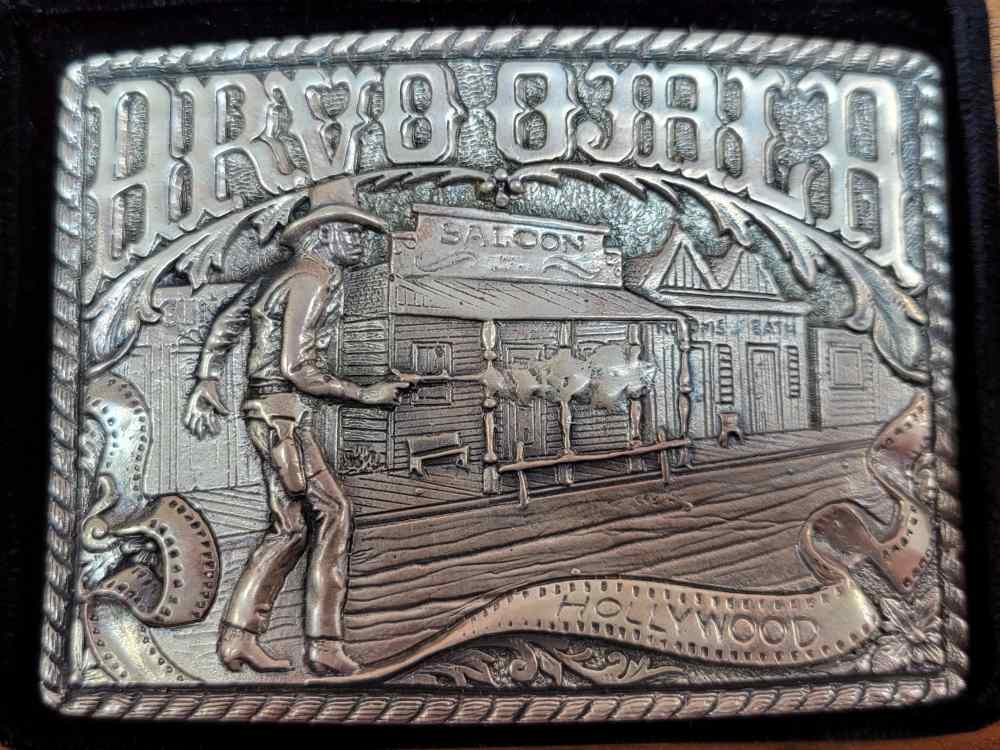 ARVO OJALA STERLING SILVER BELT BUCKLE for your Colt SAA-img-1