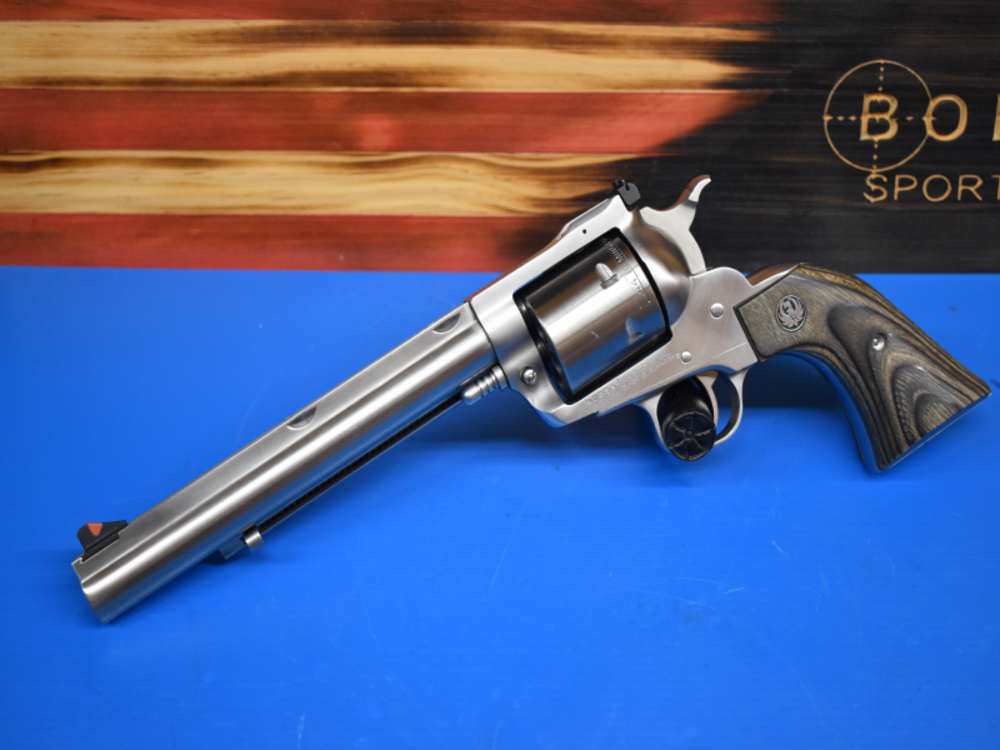 RUGER SUPER BLACKHAWK HUNTER 44 MAGNUM 7.5" BRL 6 ROUND SS/LAM WOOD GRIPS-img-0