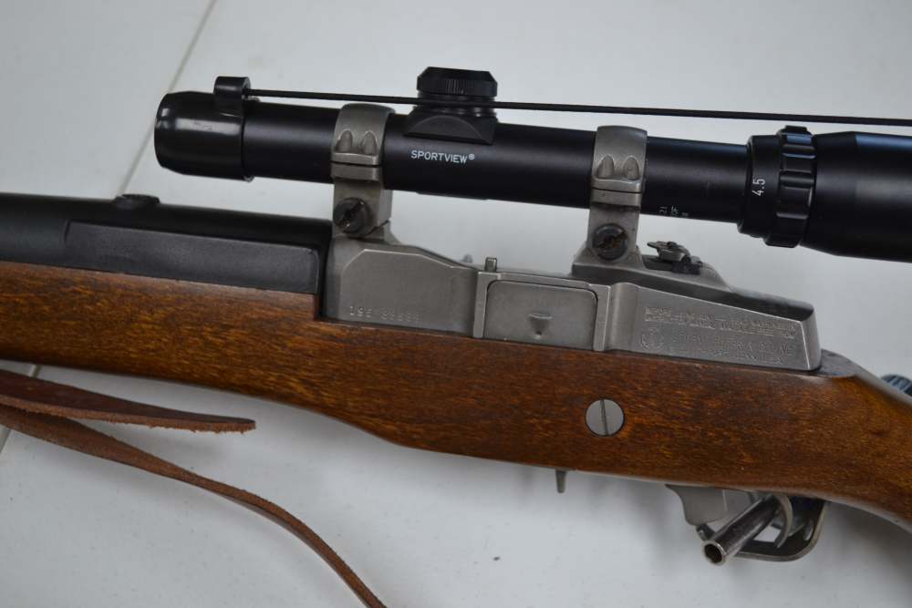Ruger Mini 14 Ranch .223 Remington, s/a, rifle 18" barrel scope sling-img-9