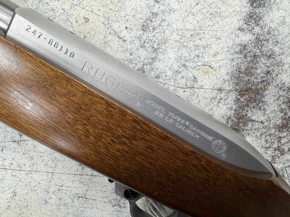 Ruger 10/22 International Stainless Steel Mannlicher 22LR Like New # 01131 -img-4