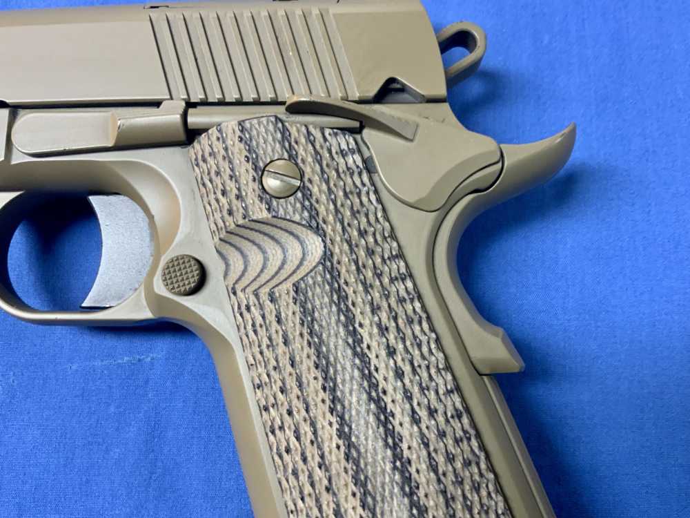 Tisas 1911 Duty Threaded 5” 45acp FDE Used Very Clean -img-27