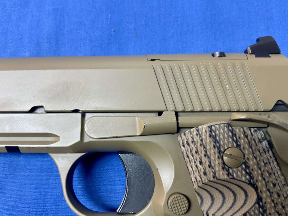 Tisas 1911 Duty Threaded 5” 45acp FDE Used Very Clean -img-24