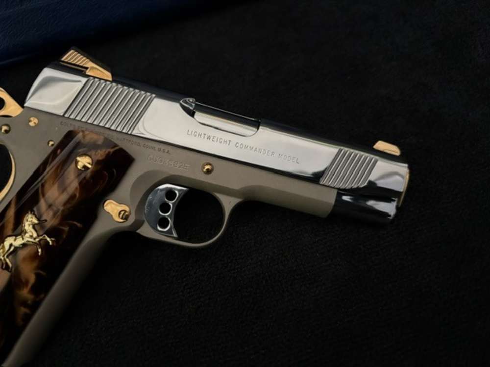 2005 Colt LWT Commander 38 Super Gold Plated NR Penny Auction .01 Start -img-11