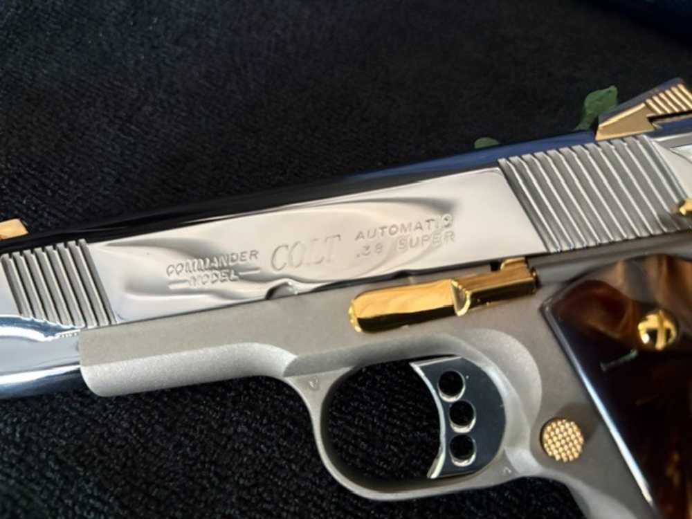 2005 Colt LWT Commander 38 Super Gold Plated NR Penny Auction .01 Start -img-14