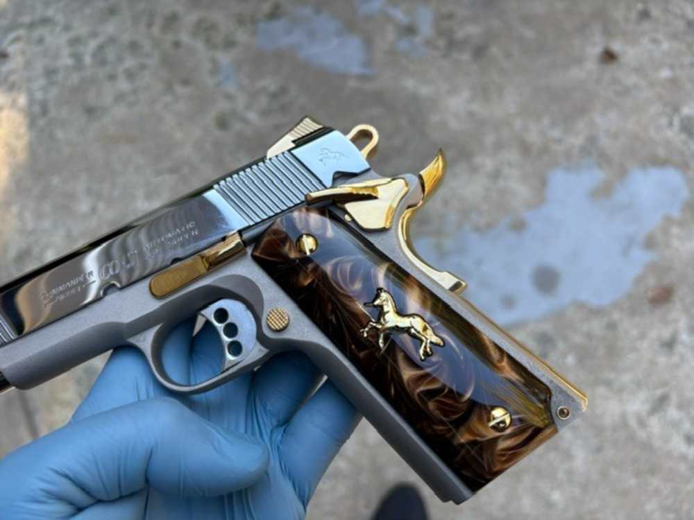 2005 Colt LWT Commander 38 Super Gold Plated NR Penny Auction .01 Start -img-26