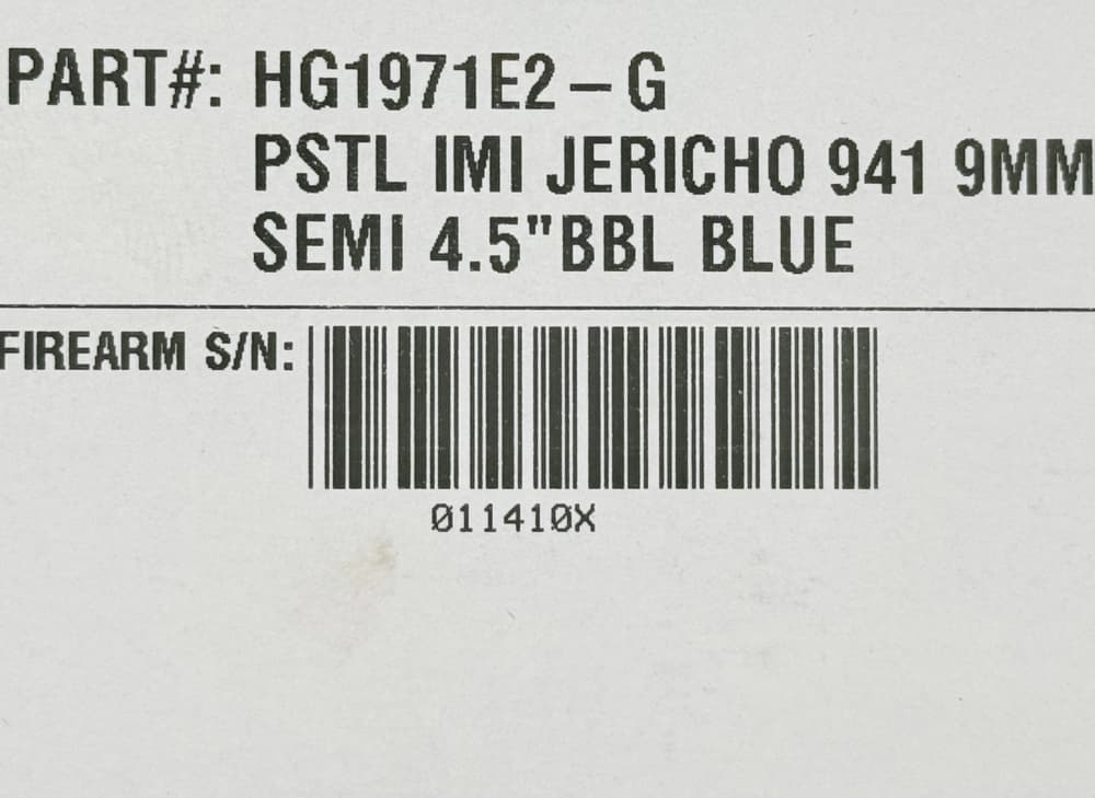 Israeli Military Industries IMI Jericho 941 9mm Israel KBI H-3 Cowboy Bebop-img-14