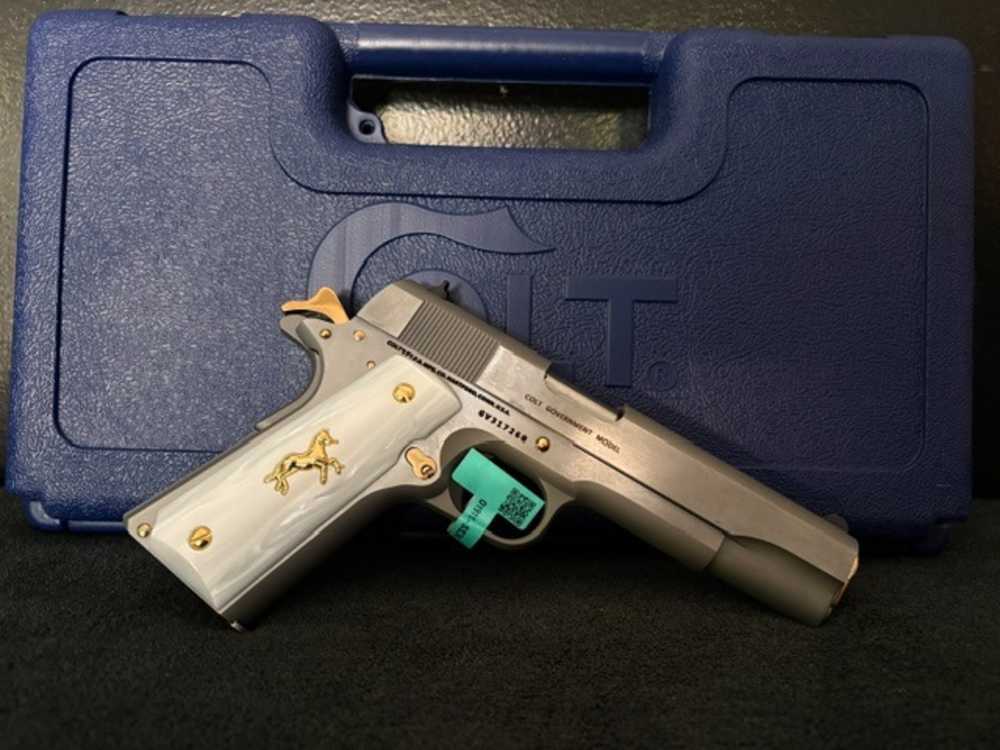 Colt 38 Super Gold plated NR Penny Auction .01 Start-img-3