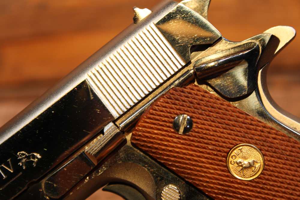 1985 Colt Government MKIV Series 80 .38 Super 5" bbl Bright Nickel Finish-img-14