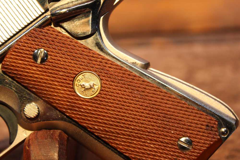 1985 Colt Government MKIV Series 80 .38 Super 5" bbl Bright Nickel Finish-img-17