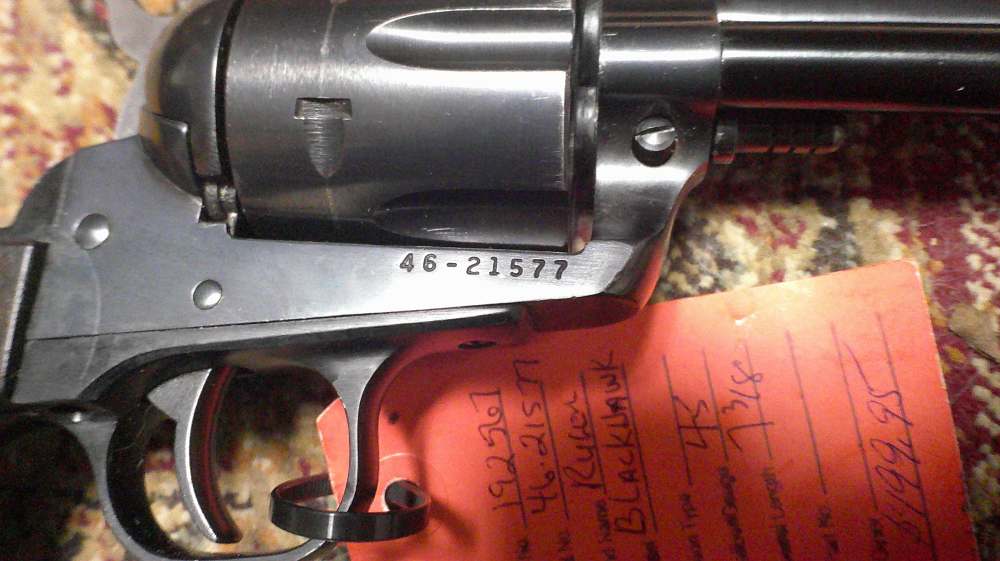 Ruger new modle Blackhawk 45 lc  7 3/8 barrel # 52-img-3