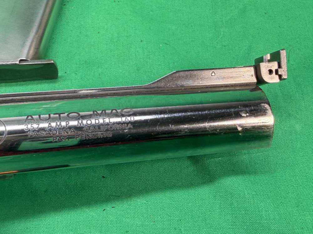 RARE Auto Mag Model 180 160 44 & 357 AMP Pasadena CA 2 barrel set! Automag-img-1