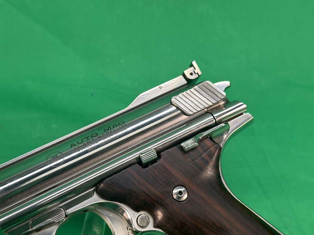 RARE Auto Mag Model 180 160 44 & 357 AMP Pasadena CA 2 barrel set! Automag-img-36