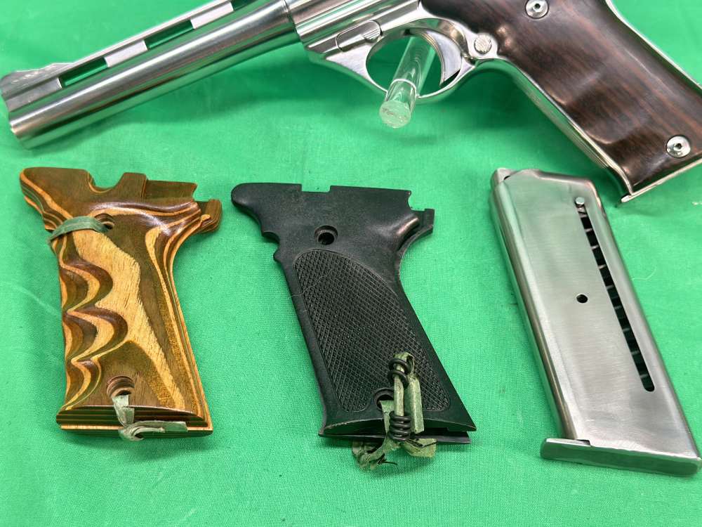 RARE Auto Mag Model 180 160 44 & 357 AMP Pasadena CA 2 barrel set! Automag-img-39