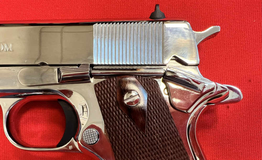 Colt Custom 38 Super 1911 Government Bright Stainless Pistol NIB-img-3
