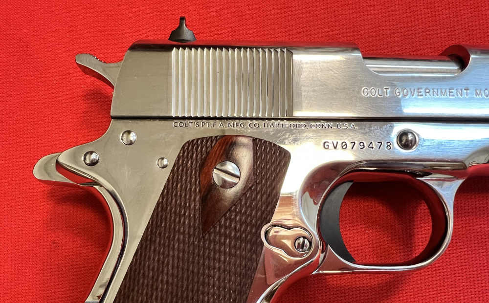 Colt Custom 38 Super 1911 Government Bright Stainless Pistol NIB-img-7