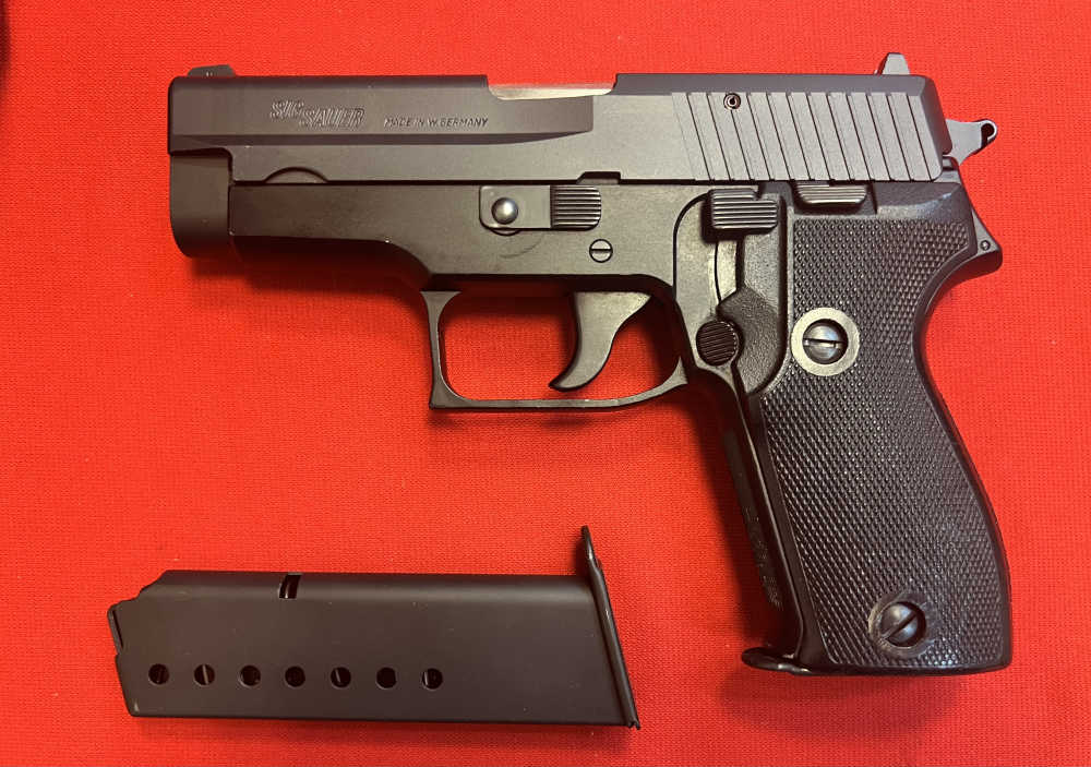 Sig Sauer 9mm P6 Law Enforcement Pistol with Box and Two Magazines 1982-img-1