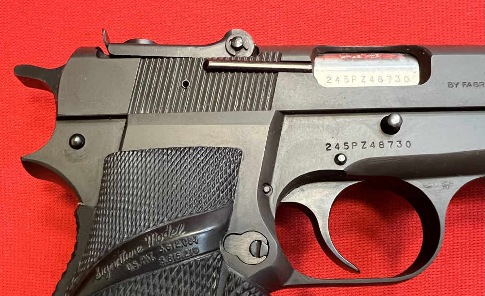 RARE Browning 9mm Hi Power GP Competition Model 6" Pistol EXCELLENT 1981-img-7